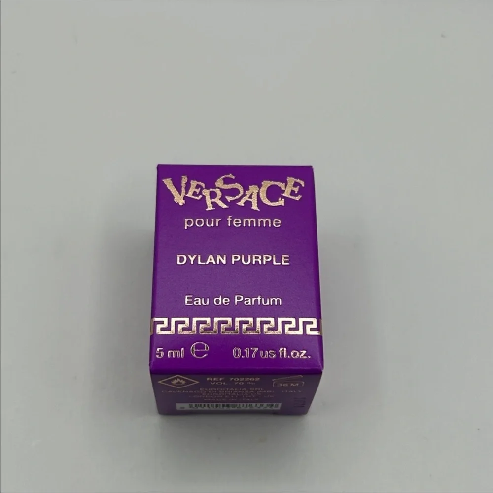 Ladies Versace Dylan Purple 5ml Travel Sample Size Dabber NWT